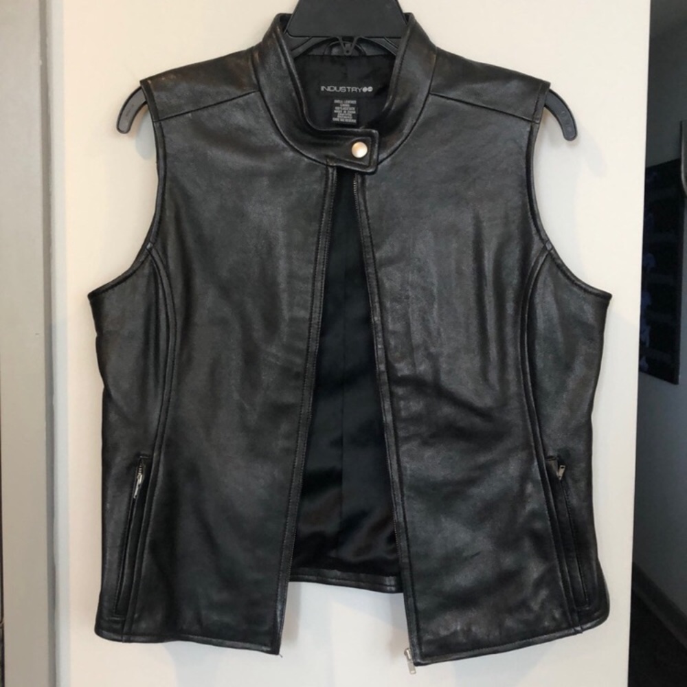 Leather vest